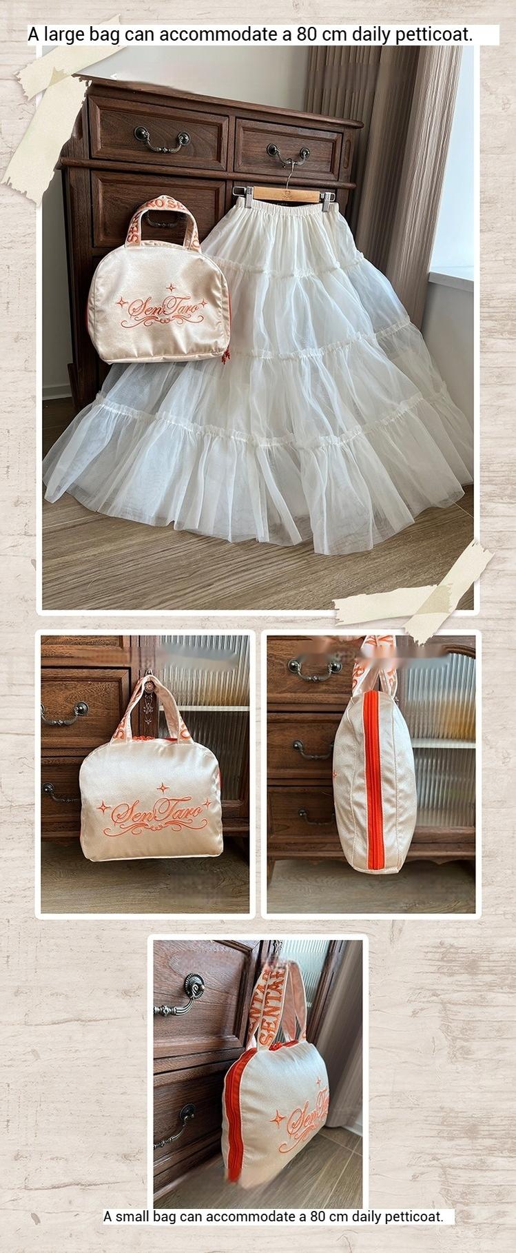 Sentaro - Lolita Petticoat Storage Bag in Two - Sizes Petticoat
