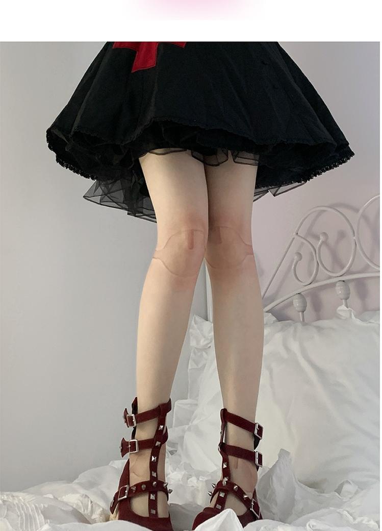 Roji Roji - Sweet Lolita Pantyhose - Joint Print Light Stockings Socks