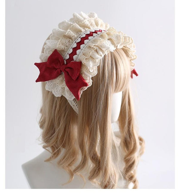 Xiaogui - Sweet Lolita Headband Lace Hairband - Ballet Style Headwear