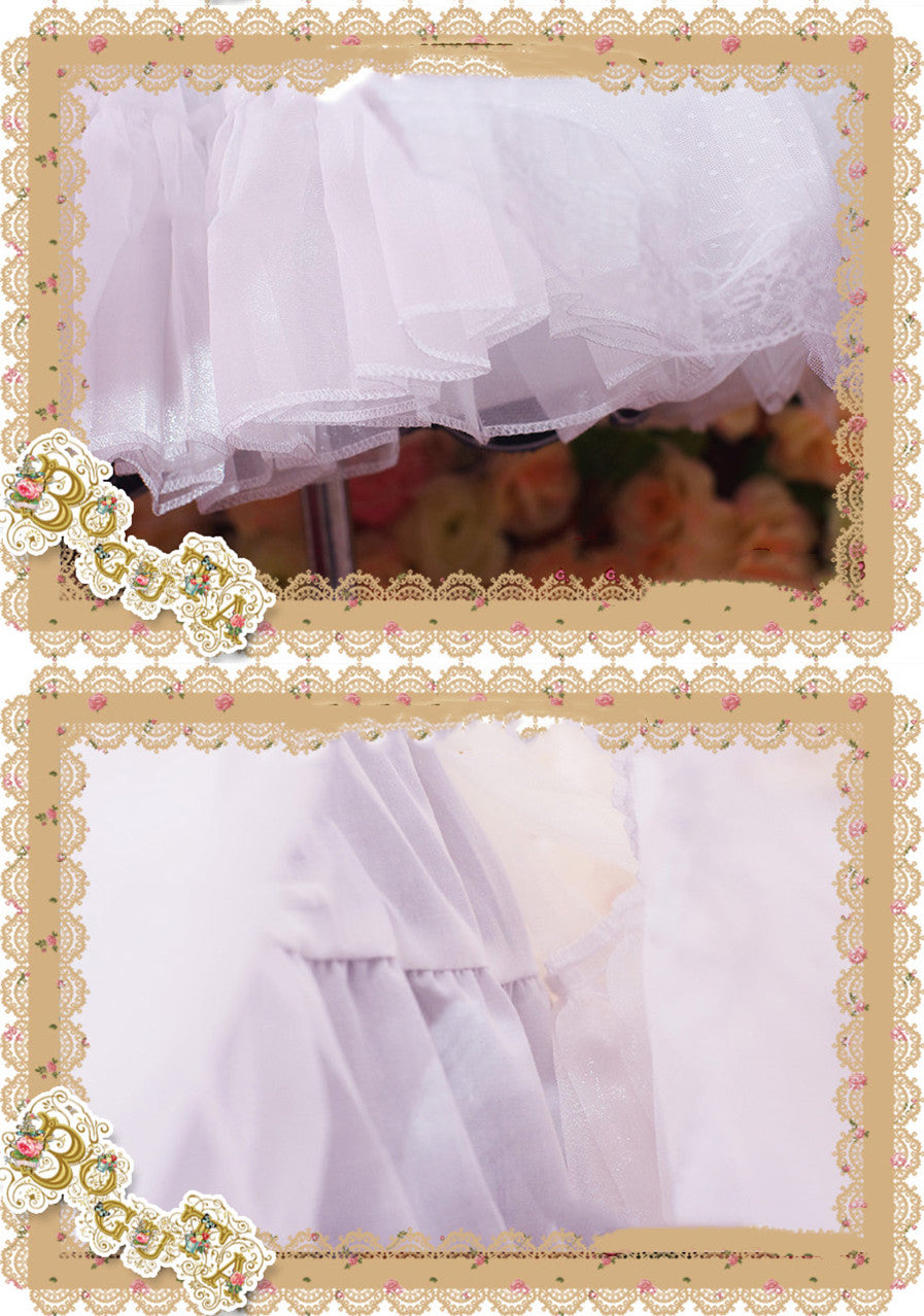 Boguta - A-Line Casual Lolita Petticoat - Three-Layers, Different Length Petticoat