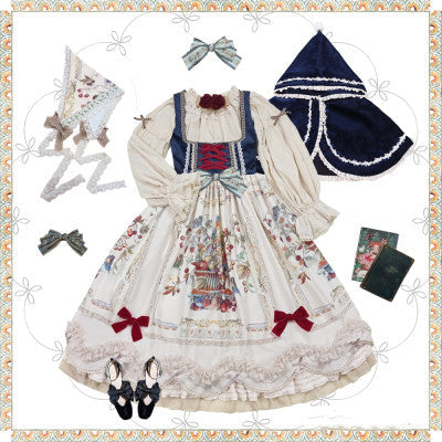 Miss Point - Rich Hymn - Lolita Bavarian Long Velvet JSK (2XL L M S XL XS) 3698:22349