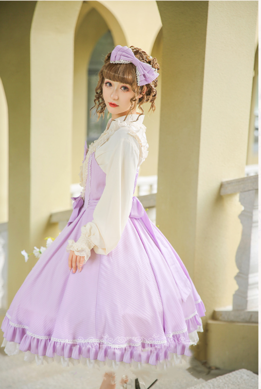 Strawberry Witch - Midsummer Star - Foil Printing Lolita JSK Dress Solid Color