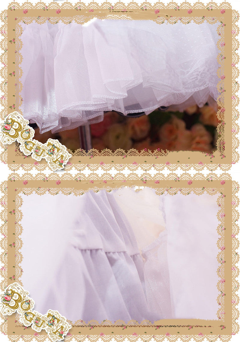Boguta - A-Line Casual Lolita Petticoat - Three-Layers, Different Length Petticoat