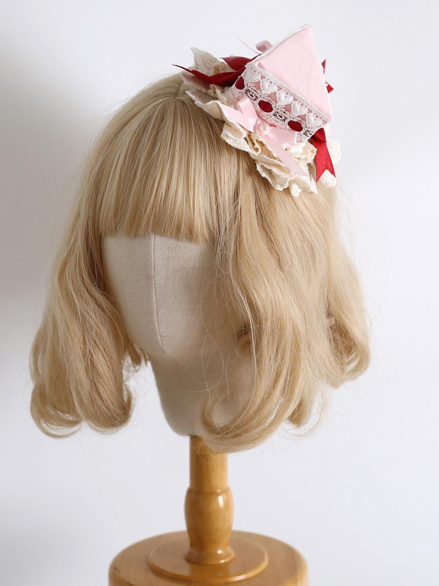 Xiaogui - Sweet Lolita Headdress - Triangle Cake Clip Headwear