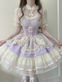 Salopette jupe violette / S