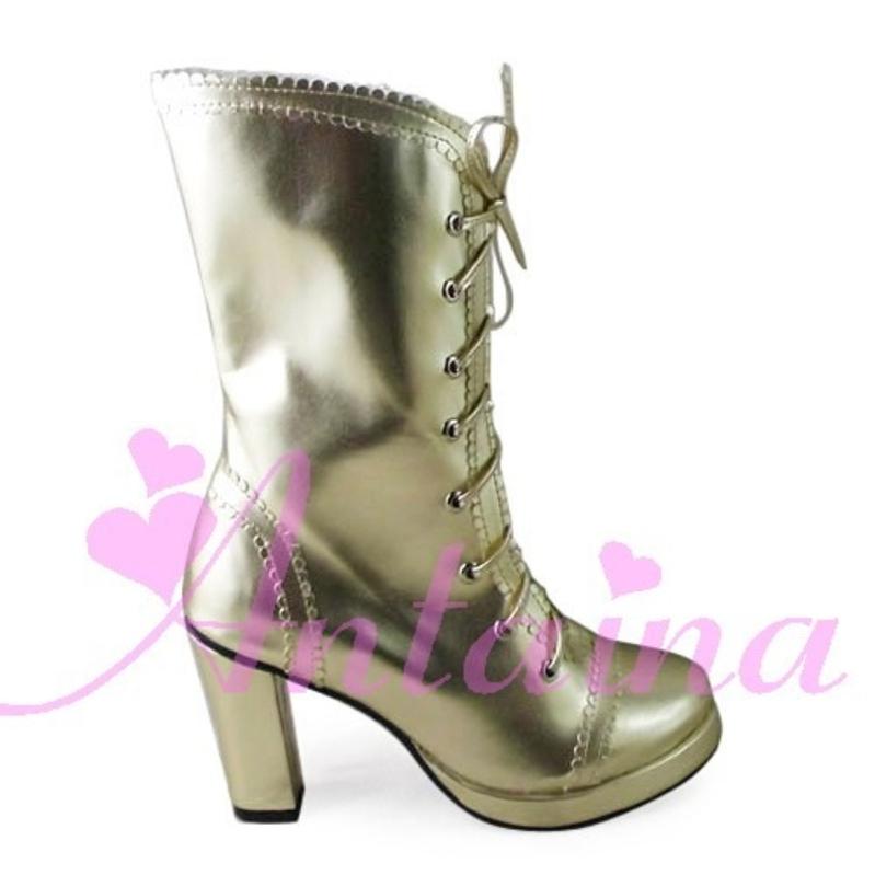 Antaina - Elegant Lolita Heel Boots Heel - Shoes Multicolor Shoes