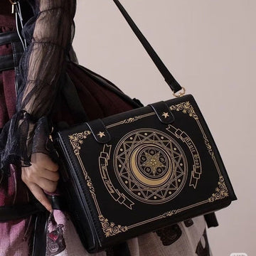 The Star-Moon Grimoire - Sweet Lolita Crossbody Clamshell bag