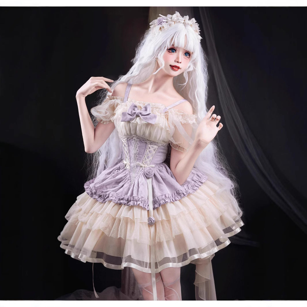 ZhiJinYuan - Time Waltz3 - Sweet Lolita Short Dress Ballet Style JSK