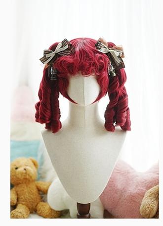 Imperial Tea - Roman Roll - Lolita wig with Roman curls and double ponytails - product detail 10