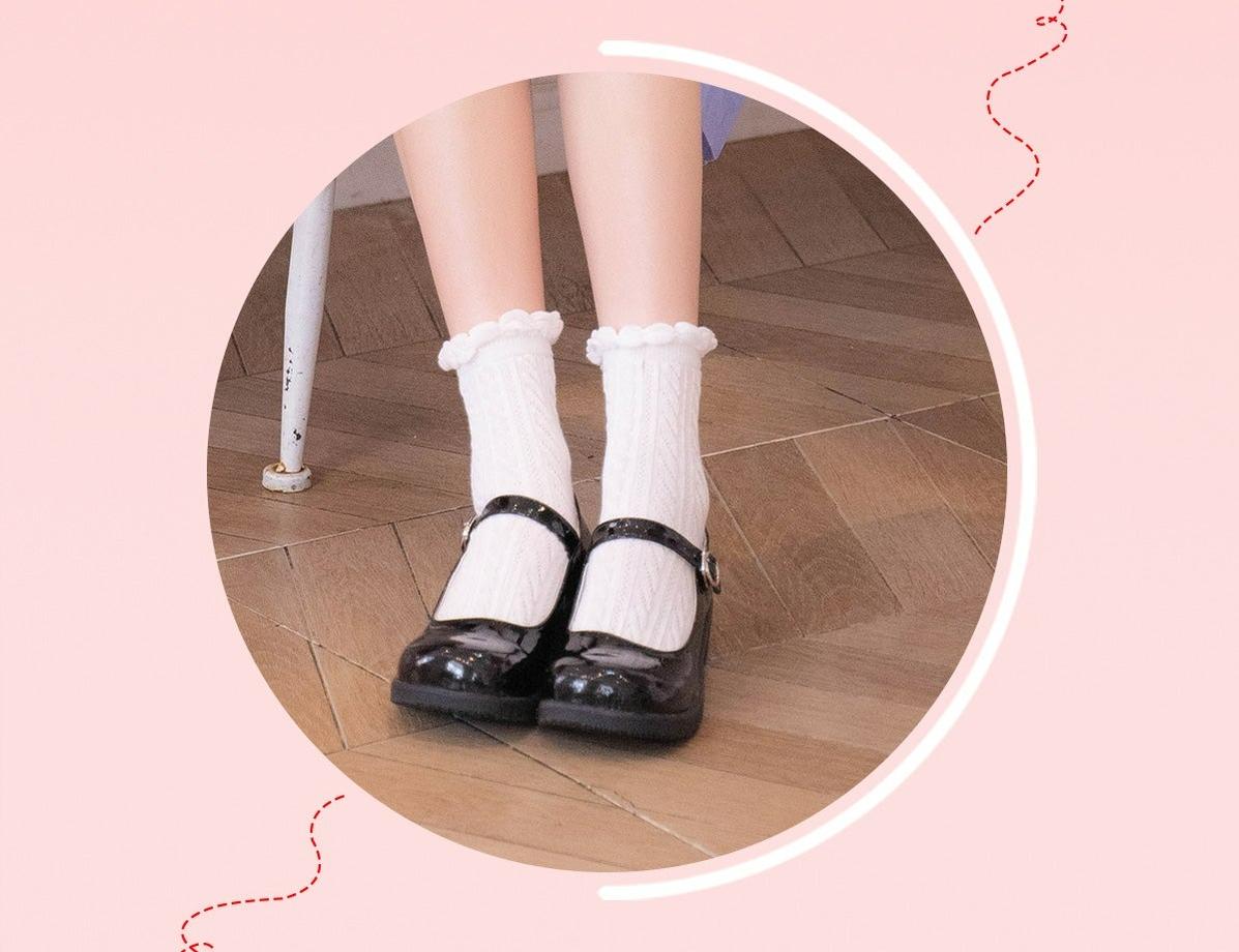 Sosic - Sweet Lolita Mary Jane Flat Shoes - Shoes