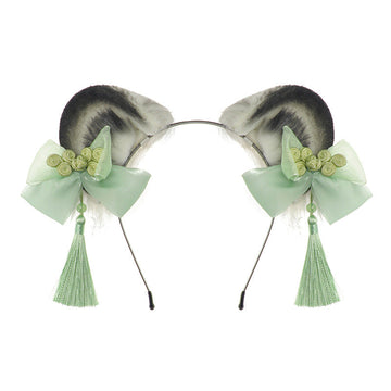 Ancient Style Hanfu Panda Headband - Lolita Tassel National Chinese Girl Accessory
