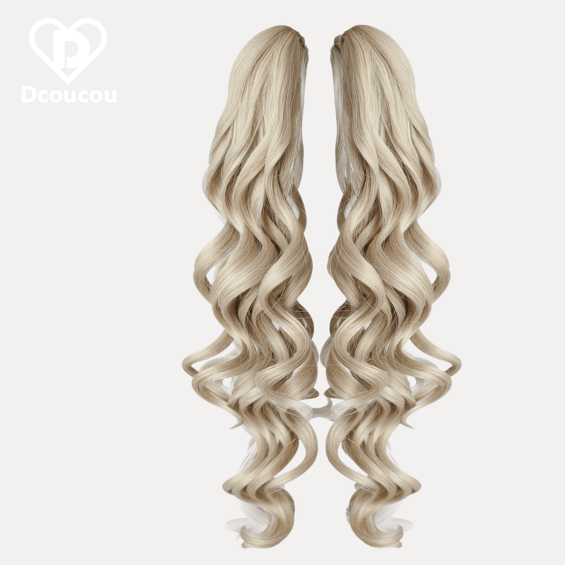 Dcoucou - Style 3 Mix & Match - 47cm Roman Curls with Tiger Clip Acces