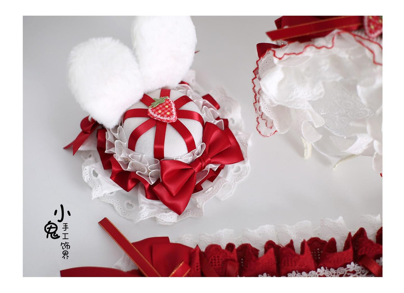 Xiaogui - Sweet Lolita Headdress - Shapeable Bunny Ear Headwear