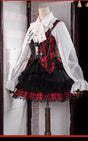 S / Red and Black Plaid- Dress FS Complete Set