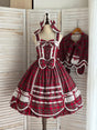 Red-plaid / XS