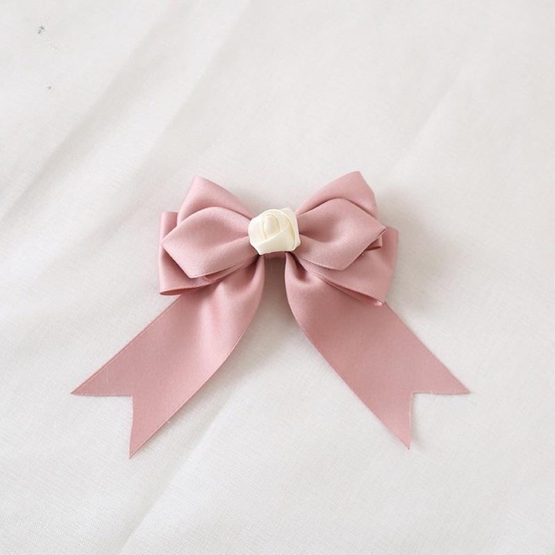 Xiaogui - Ivory & Pink Sweet Lolita Headdress - Bridal Lace Headwear Headwear