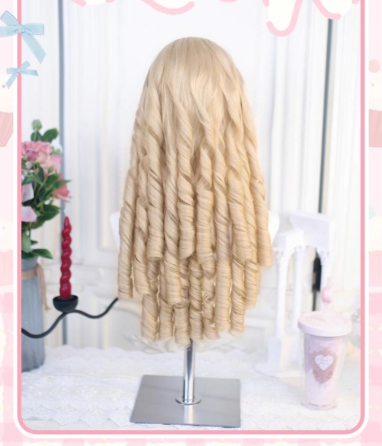 Dalao Home - 50-55 CM Lolita Wig with Retro - Roman Curls Wig