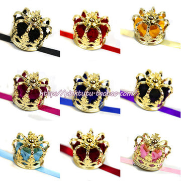 Lolita Crown Hair Accessories Gorgeous Rose Crown Hairband Headdress Golden Crown Hair Clip COS Crown Headdress