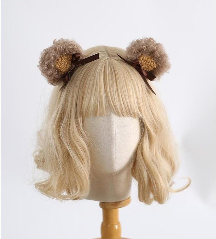 Xiaogui - Kawaii Lolita Headdress - Detachable Bear & Bunny Ears Headwear