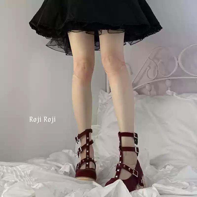 Roji Roji - Sweet Lolita Pantyhose - Joint Print Light Stockings Socks