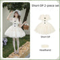 Short OP 2-piece set (short OP + hairband) / S