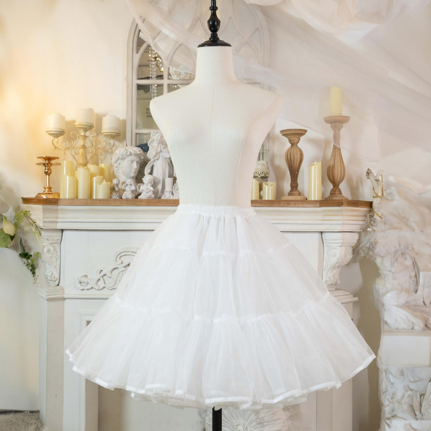 Noloria - Noloria 48 cm (18.9") Medium-High - Volume Petticoat, Petal Edge Petticoat