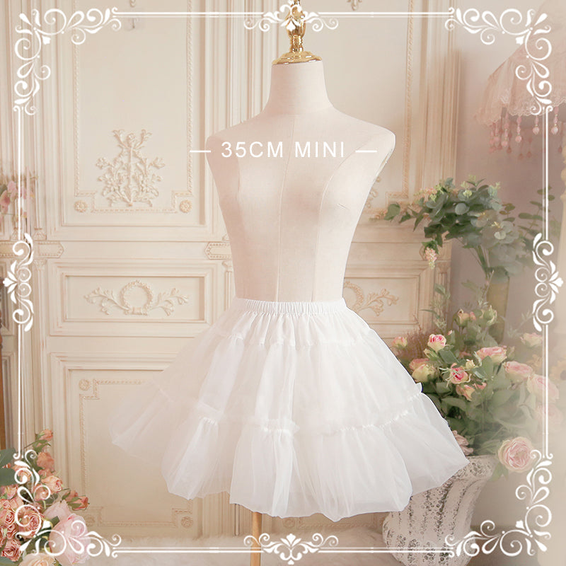 35 cm petticoat volume comparison from Mini to Extreme Puffy