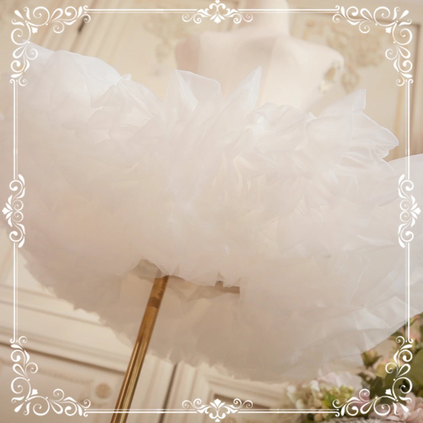 Aurora&Ariel - Short A-Line Petticoat Collection - 35 cm short A-line petticoat with five volume levels and layered