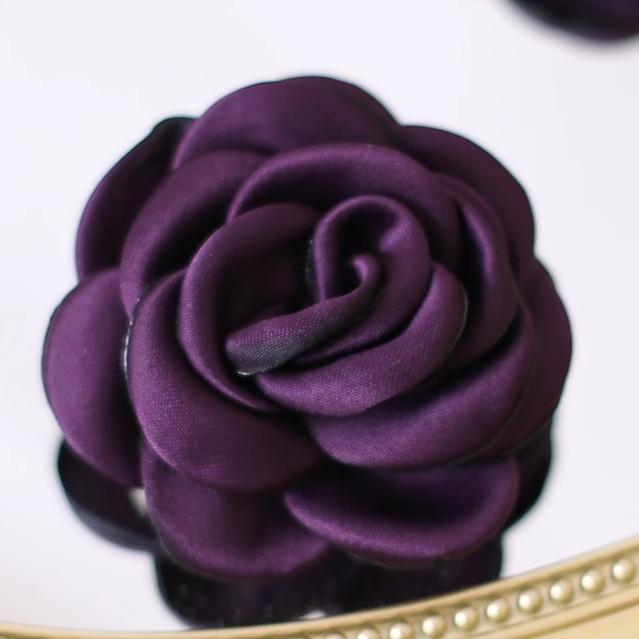 Xiaogui - Retro Lolita Brooch Rose Hairpins - Flower Headdress Headwear