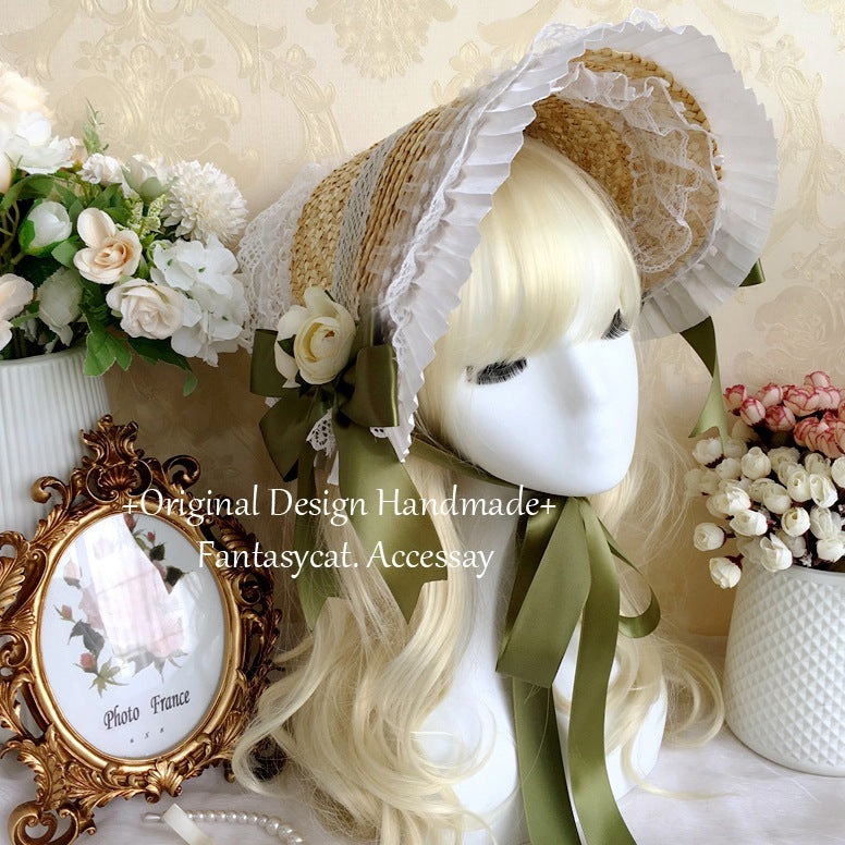 Fanmao French Pastoral Flat Bonnet