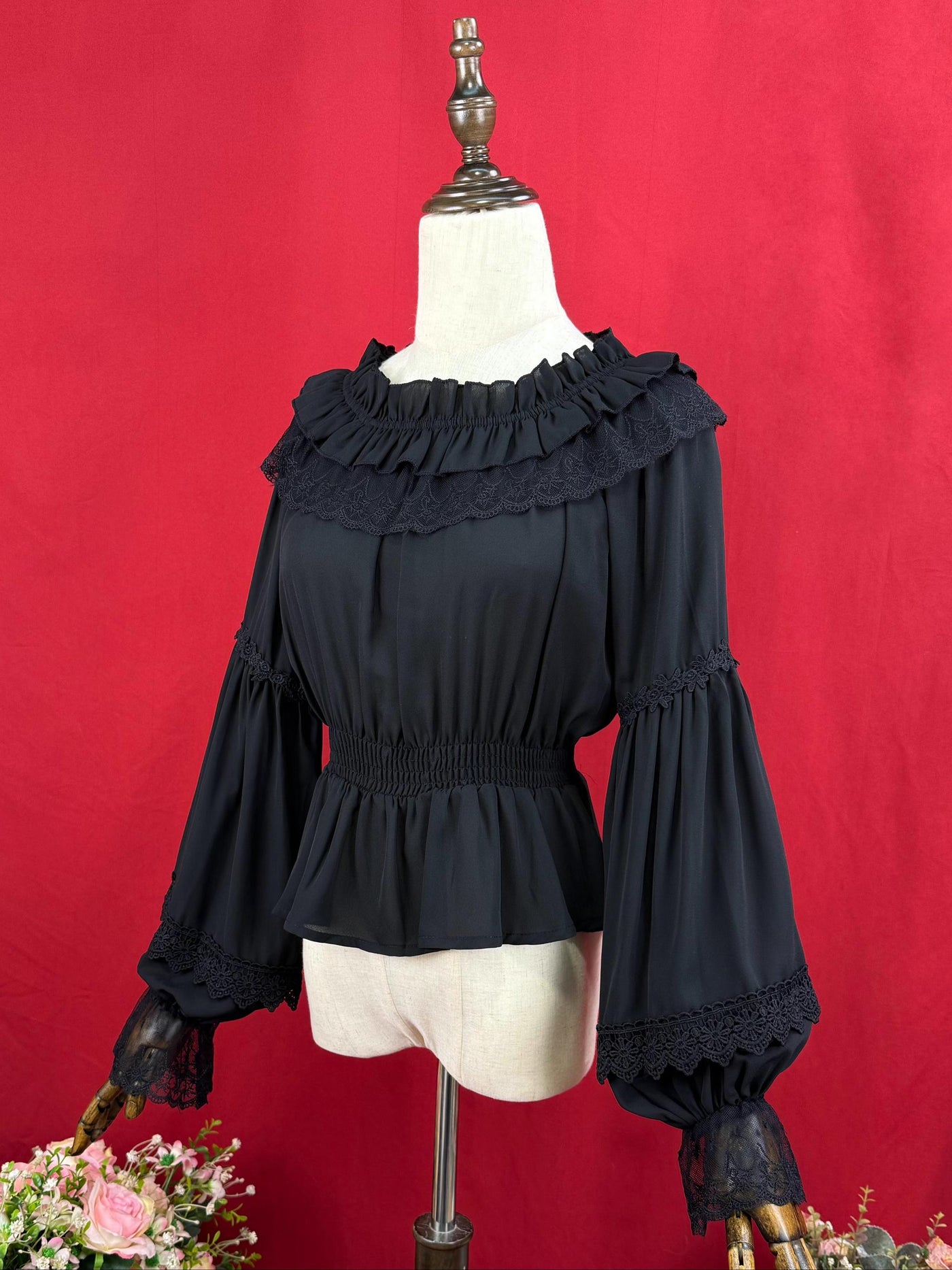 DMFS Lolita - Chiffon Off-Shoulder Classic Lolita - Blouse Innerwear