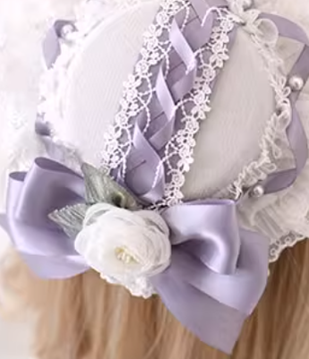 Xiaogui - Elegant Lolita Headdress Bow KC - Cuffs Hairpins Headwear