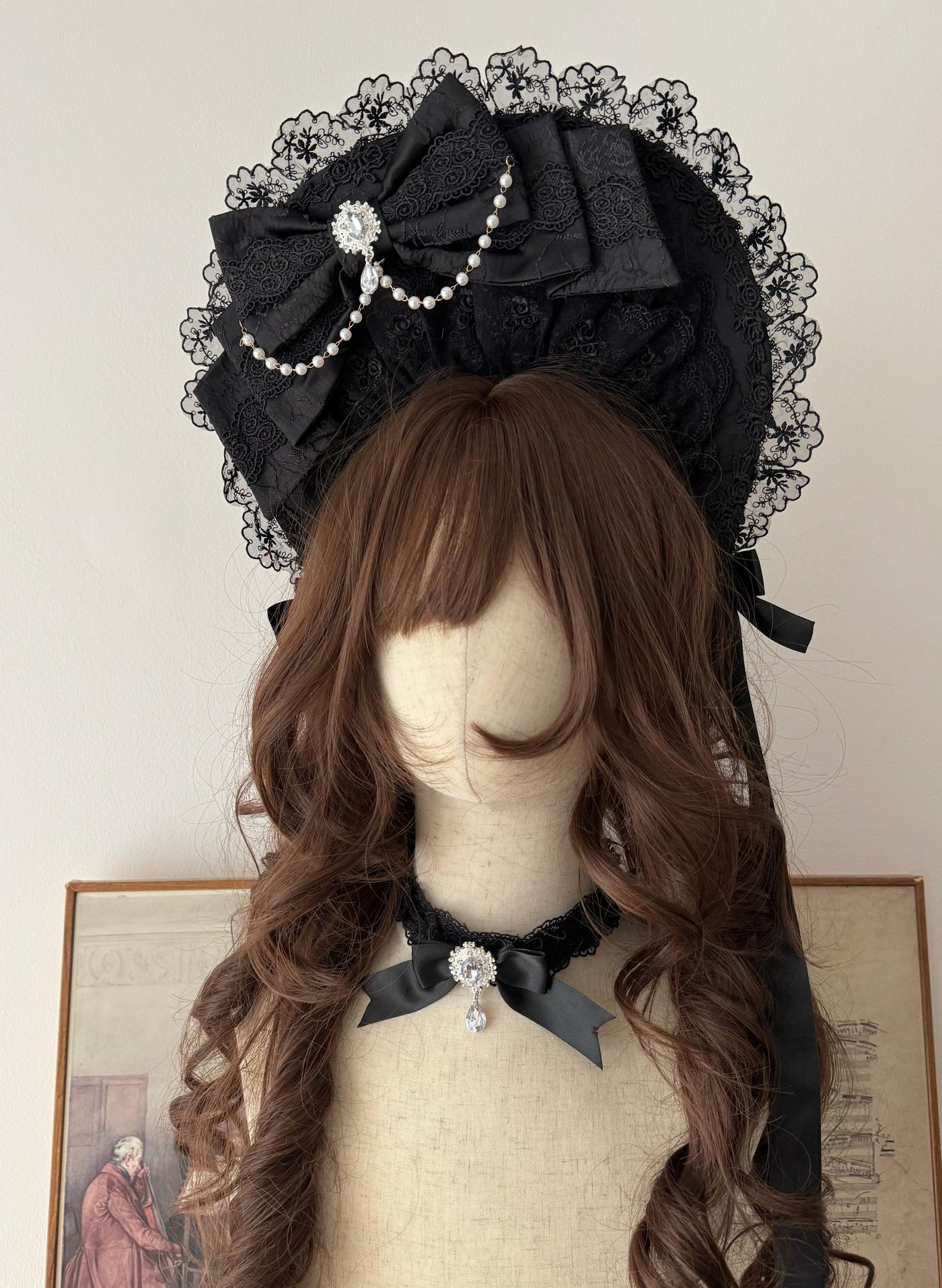 Sugar Girl - Snow Feather - Sweet Lolita Lace Accessories