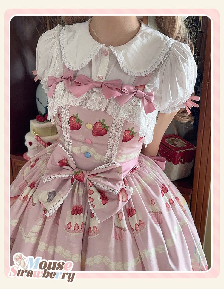 Doll and Bear - Strawberry Mice - Sweet Lolita JSK and Accessories - product detail 23