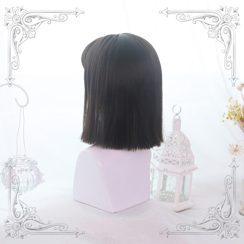 Dalao Home - 35cm Short Straight Lolita Wig - Wig