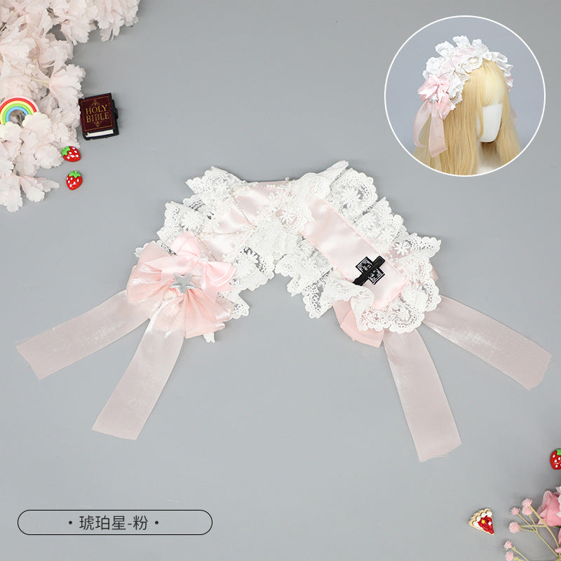 Sweet Lolita Lace Headband - Maid Anime Hair Clip/Hair Tie