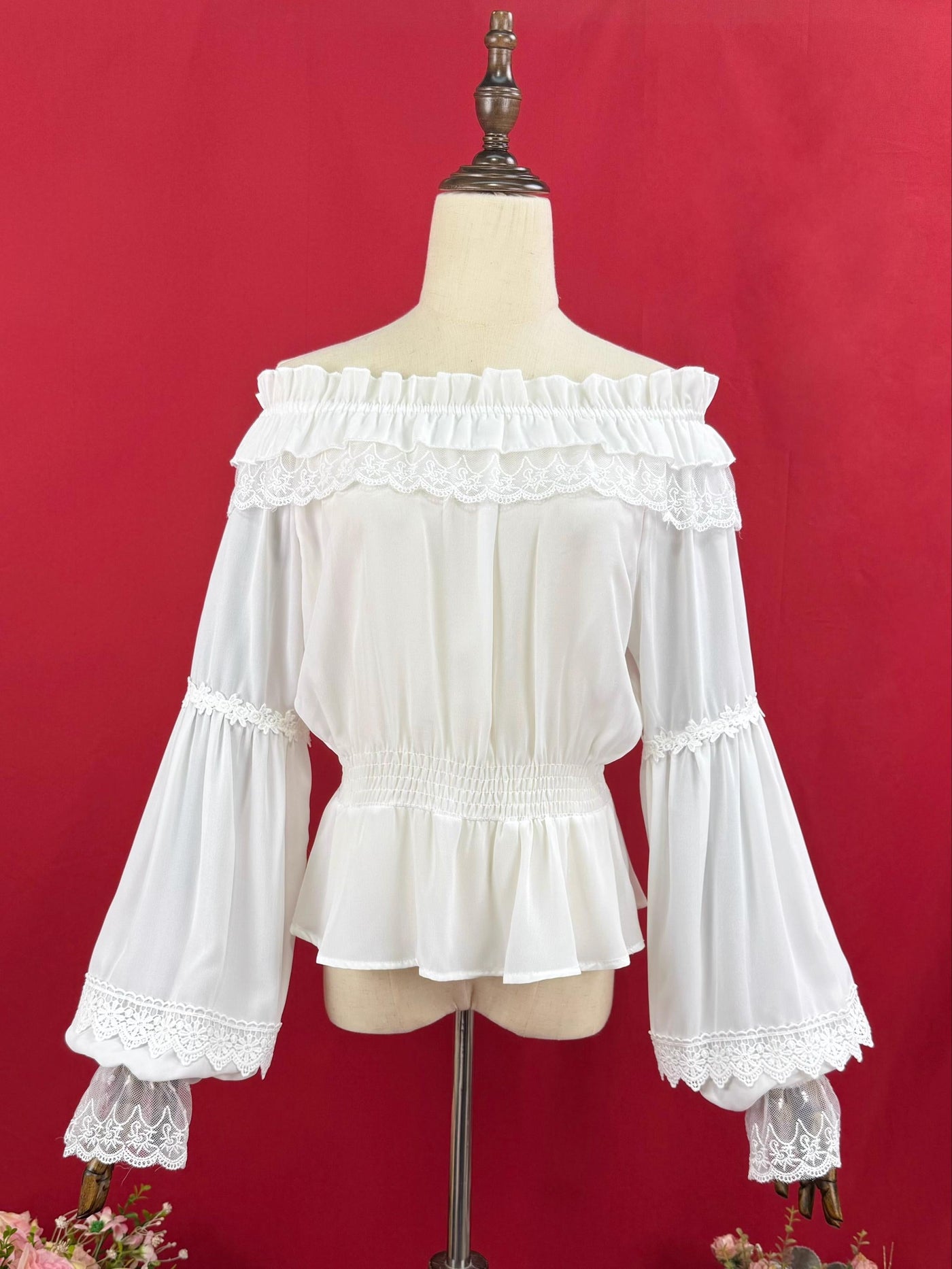 DMFS Lolita - Chiffon Off-Shoulder Classic Lolita - Blouse Innerwear