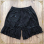 Black with black lace / L