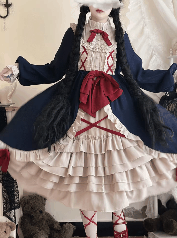 Niu Niu - Halloween Plus Size Lolita OP Dress - OP Dress