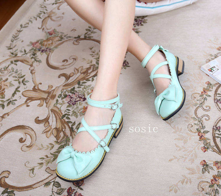 Sosic - Sweet Lolita Low Heel Shoes - Multicolors Shoes