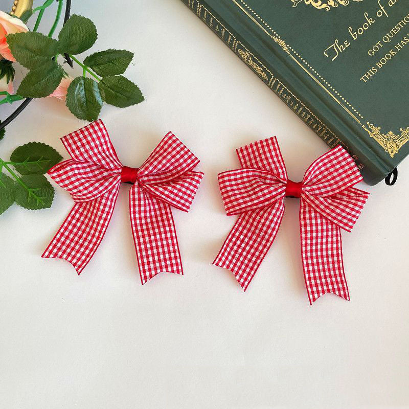 Ap Strawberry Picking Heart Hat Sweet Strawberry KC Hair Accessories Japanese Sweet Girl Lolita Bow Hair Accessories - Lolita Fetch