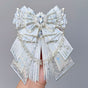 Silver-Chain Bow - Ivory