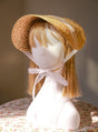 Hat embryo + white lace ribbon