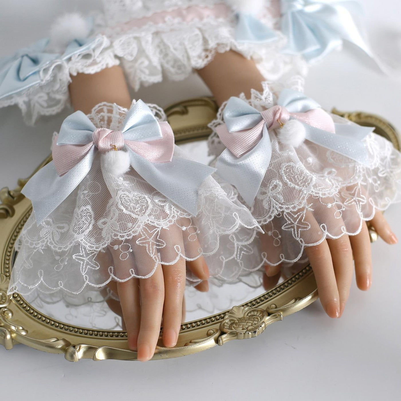 Xiaogui - Lolita Headdress - Bunny Ear KC, Embroidered Lace Headwear
