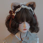 1 brown cat ear headband