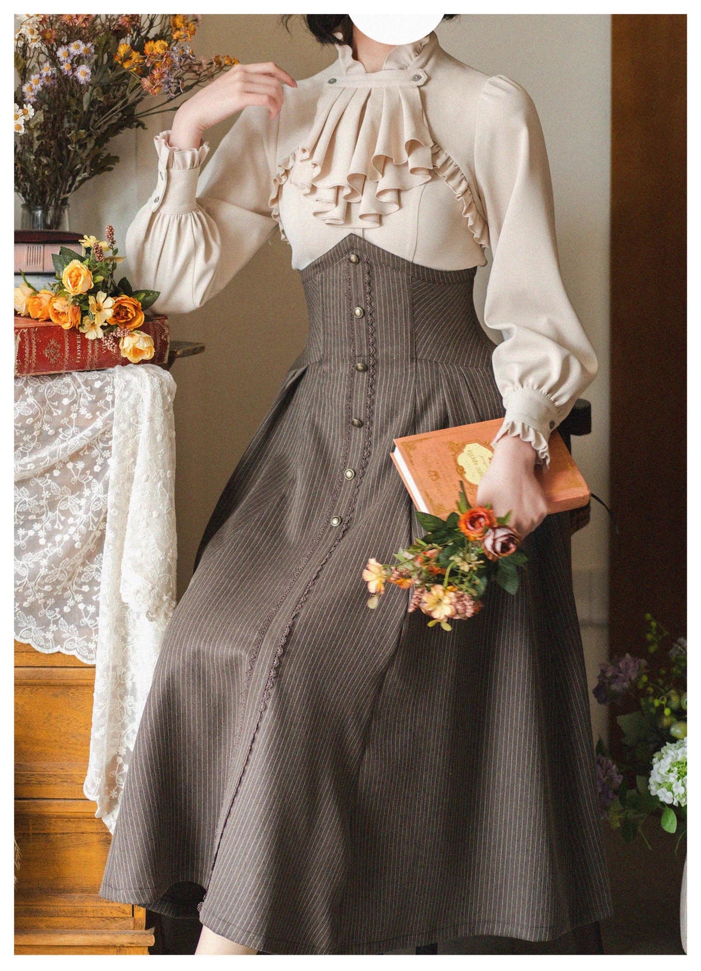 Forest Wardrobe - Forest Stationery - Classic Lolita SK Suit With Shirt And Coat