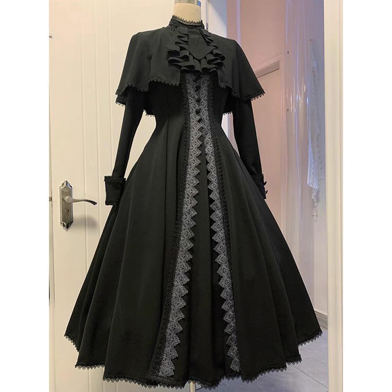 1st Anniversary - Nightmare Witch - Gothic Cape and Dress Set - product image 3