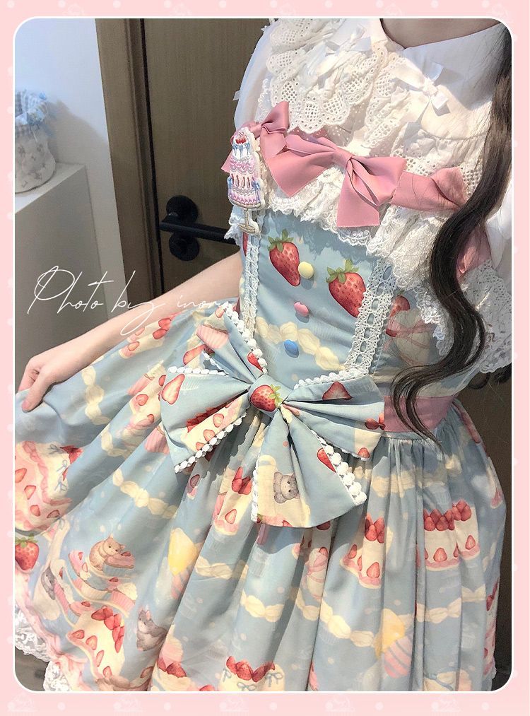 Doll and Bear - Strawberry Mice - Sweet Lolita JSK and Accessories - product detail 19