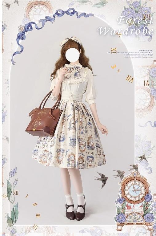 Forest Wardrobe - Eternal Echo - Sweet Lolita Skirt Classic Daily Lolita Blouse