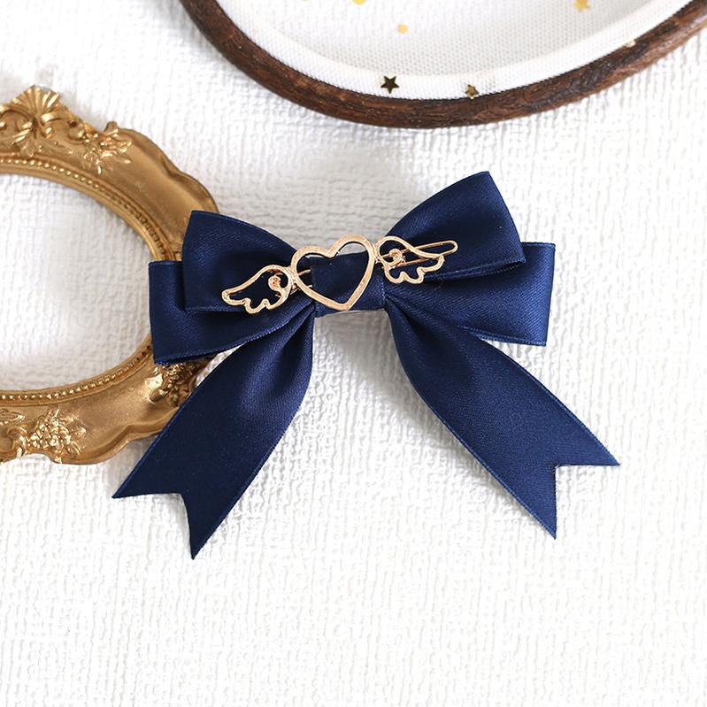 Xiaogui - Handmade Kawaii Bow Clips Brooch - Multicolors Headwear